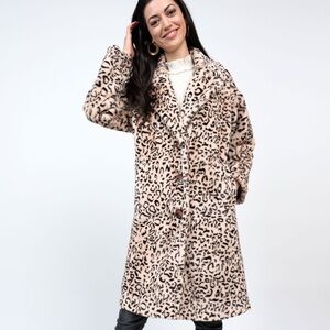 LEOPARD CAR COAT FROM IVY JANE Oversized